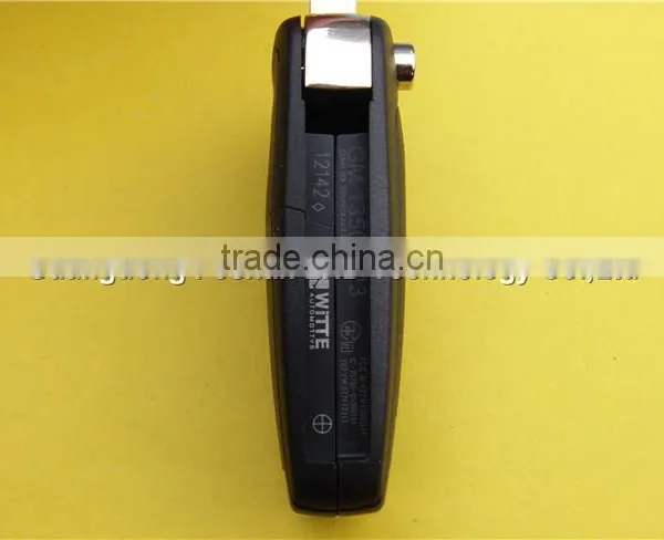 3 Buttons Chevy GM Remote Flip Key Blank Shell for Chevrolet Cruze Plip Key Case photo-5