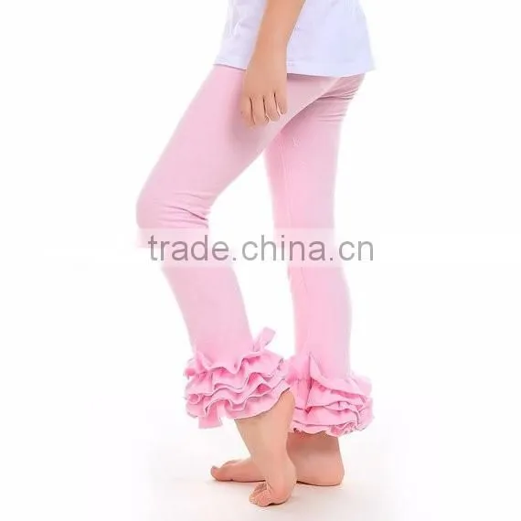 (CP608#) New Boutique Solid Color Baby Pants With Polka Dot Printing for Children Leggings photo-3
