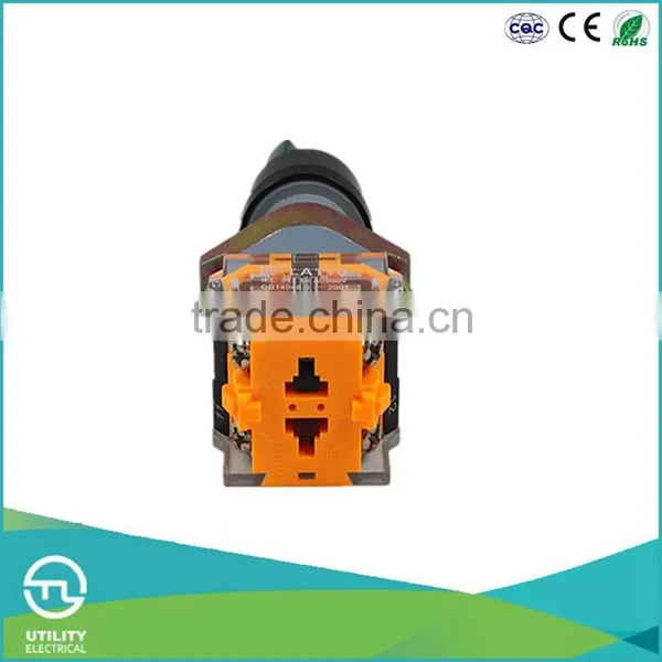 UTL Wholesale Products Self-locking Waterproof Push Button Switch Turn Button With Red Green Yellow Light photo-3