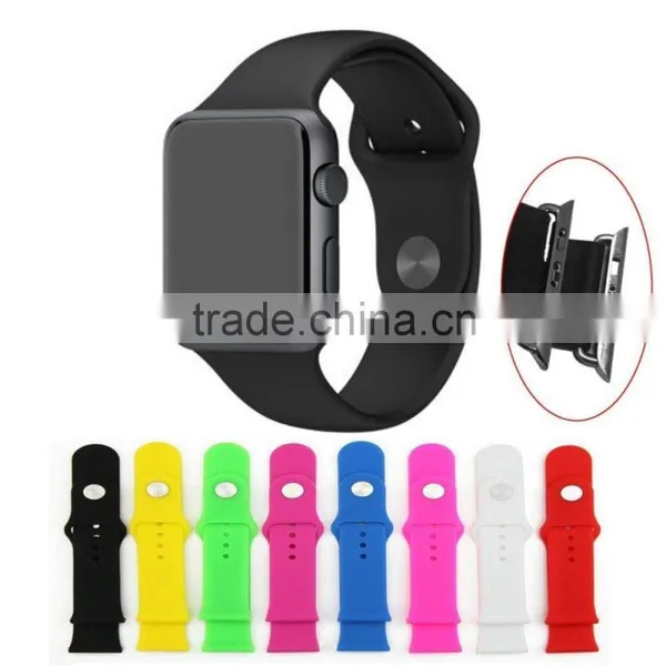 Replacement Silicone Watchband For Apple Watch 38mm, Very Good for Sporting Apple Watch Silicone