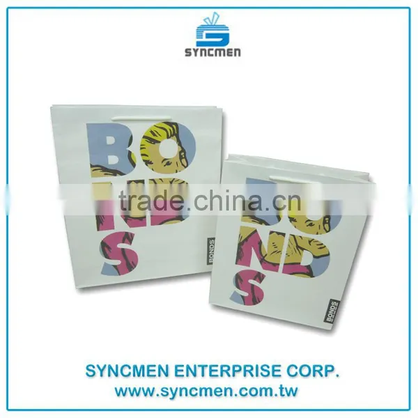 2016 Best Sell White Kraft Shopping Paper Bag/customized Paper Gift Bag/gift Packing Bags photo-6