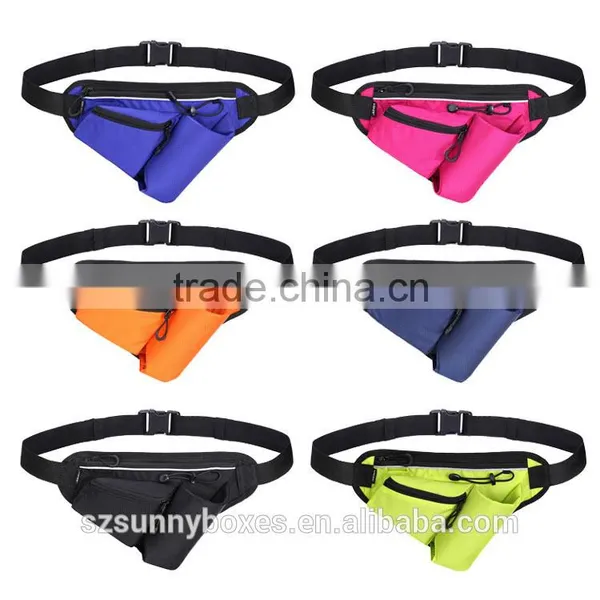 Nylon Mesh Back Water Bottle Holder Hiking Riding Messenger Belt Running Waist Pack photo-6