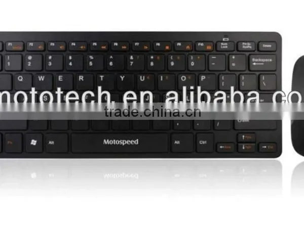 2016 Motospeed Mototech Stylish White Keyboard and Mouse 2.4Ghz Wireless Keyboard photo-5