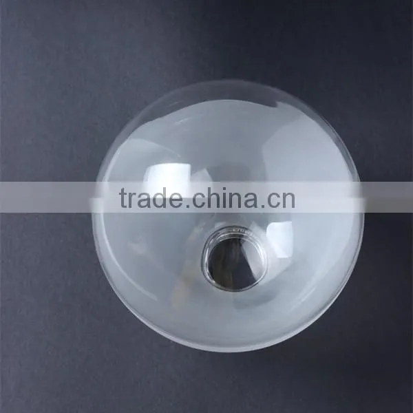 Hot Sale!china Factory High Quality Glass Lamp Shades With Different Partial Frosted With Screw photo-2