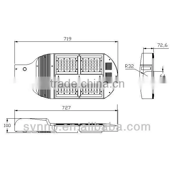 56w/112w/168w High Lumens AC85v-265v Led Street Light photo-4