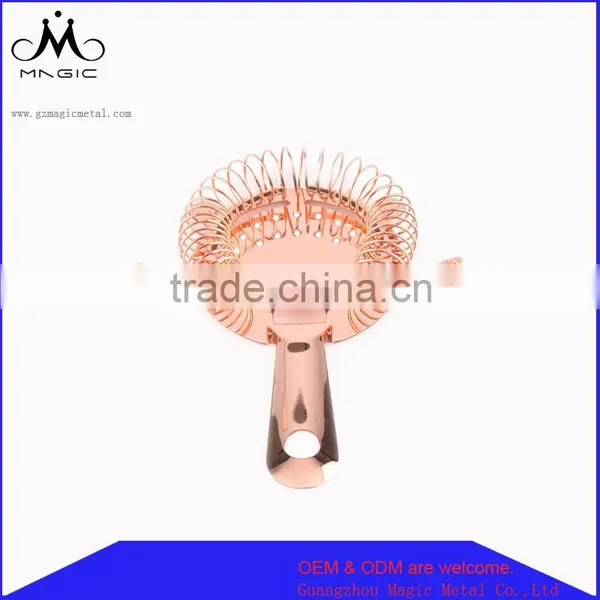 4 Prong Copper Plated Bar Utensils