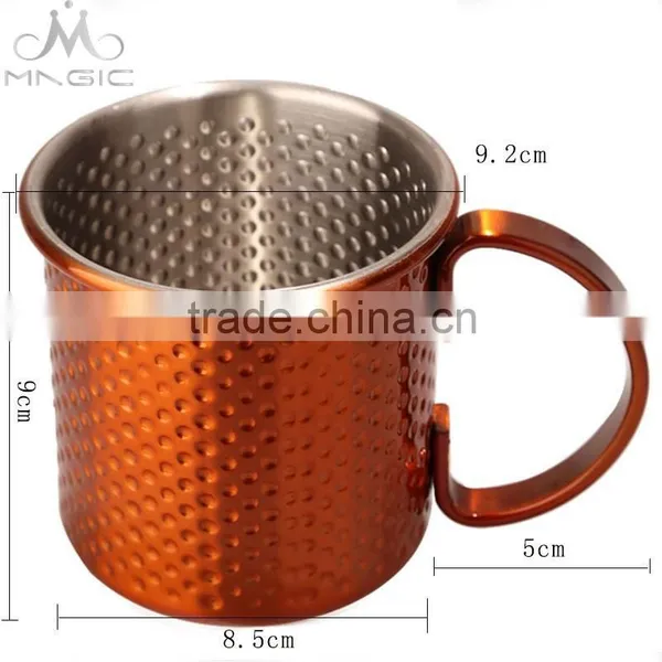 High Quality Manufacturer Antique Hammered Moscow Mule Copper Mugs