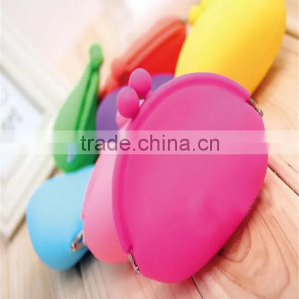 Fashionable Candy Color Custom Size Silicone Key Pouch photo-3
