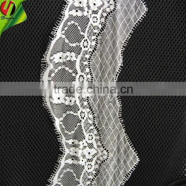 Special Shaped Nylon Eyelash Lace for Fashion Dress BY7337 photo-4