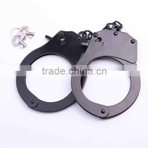 New Funny Custom Metal Chain Handcuffs, Black Ankle Cuff photo-2