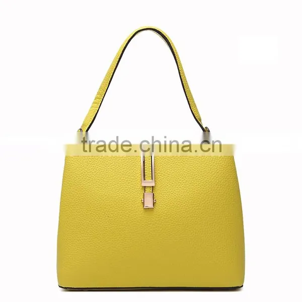 Female Simplicity Design Good Quality Long Handle Shoulder Bag