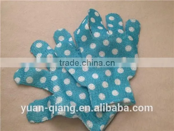 Skin Care Exfoliating Round Dots Body Bath Glove photo-5
