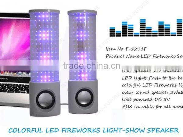 Certificate CE/FCC Portable Mini Speaker,LED Light Speaker With USB Powered photo-4
