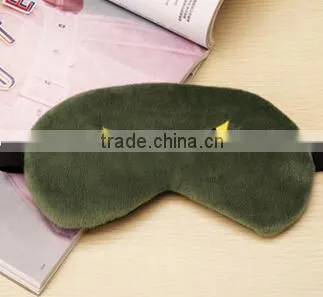 New Style Hot Selling Big Eyes Lovely Patch Adjustable Cotton Blindfold Shade Travel Sleeping Aid Cover Light Eye Mask photo-3