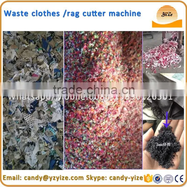 New Best Quality Waste Cloth Recycling Machine /fiber Fabric Waste Cloth Cutting Machine photo-6