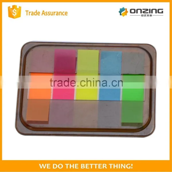 Sticky Notes Flags in Pocket Case Page Tabs Office Supplies photo-2