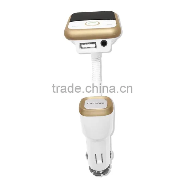 Bluetooth 4.0 Handfree Car Kit With FM Transmitter & 2.1A Charger photo-3