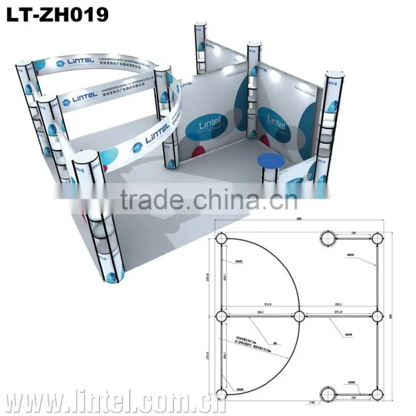 Portable Modular Standard Aluminium Extrusion Tradeshow Booth photo-6