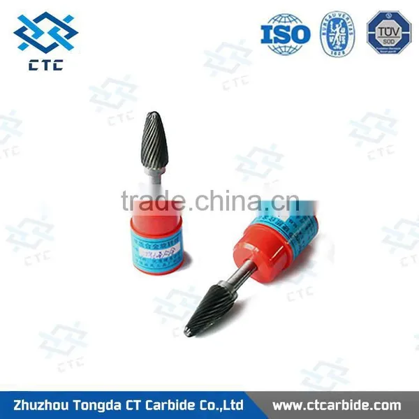 High Purity Lowest Price Tungsten Carbide Burrs Inverted Cone photo-2