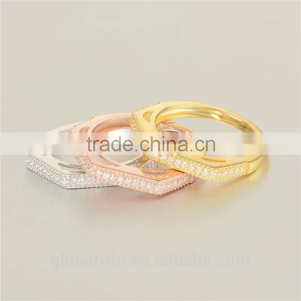 New Design Latest Gold Designs Cheap Lucky Stone Finger Ring photo-3