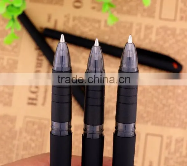 Factory Price Solid Color Promotional Plastic Logo Gel Ink Pen With Cap photo-2