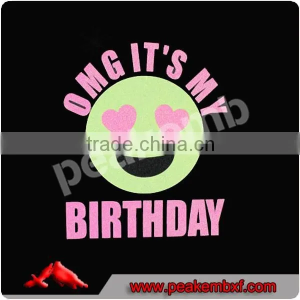 2016 New Trend Iron on Happy Emoji Heat Transfer Vinyl Stickers photo-4