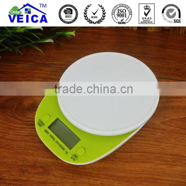 5kg Food Diet Kitchen Digital Scale Electronic Scales Balance Weight Weighting LED Electronic photo-2