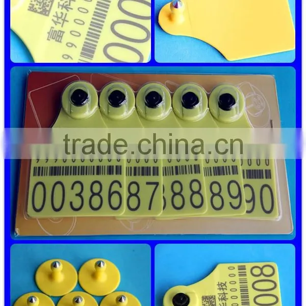 LF 134.2khz RFID Electronic Ear Tag for Livestock
