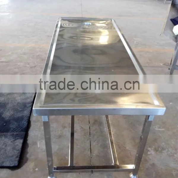 Small Poultry Slaughter Line Poultry Processing Equipment Evisceration Table photo-2