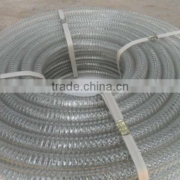 NON-TOXIC STEEL SPIRAL CLEAR PVC HOSE. SUCTION AND DELIVERY photo-4