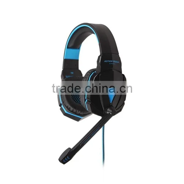 New High Fidelity Noise-Cancelling Gaming Headset Gaming Headphone With Microphone Blue photo-2