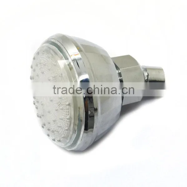 Colorful Head Home Bathroom 7 Colors Changing LED Shower Water Glow Light photo-2