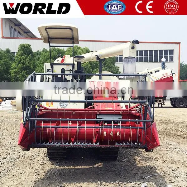 65HP WORLD Brand 4LZ-3.0 Mini Paddy Rice Soybean Combine Harvester for Sale photo-3
