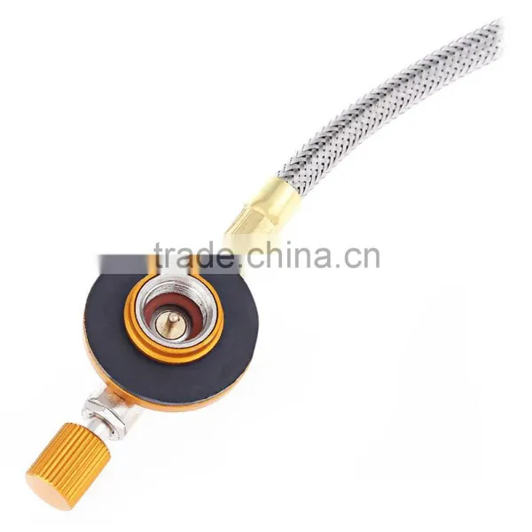 AOTU Split Type Flat Camping Stove Head With High Temperature Resistant Folding Bracket Lighter Butane Gas Stove photo-5