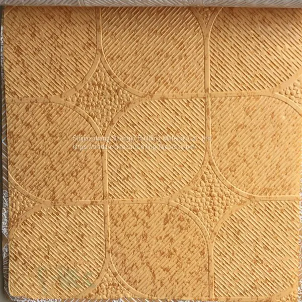 238#/996# ETC. Golden PVC Ceiling Embossed Film/PVC Film/PVC Foil 1230mm*600m*0.07mm photo-2