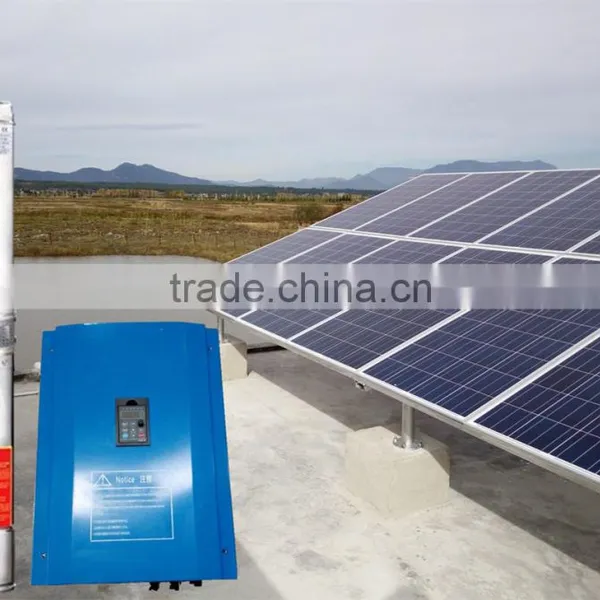Rated Flow Discharge 30m3/h System Voltage 300-750V DC MPPT Controller Solar Water Pump Irrigation System photo-5