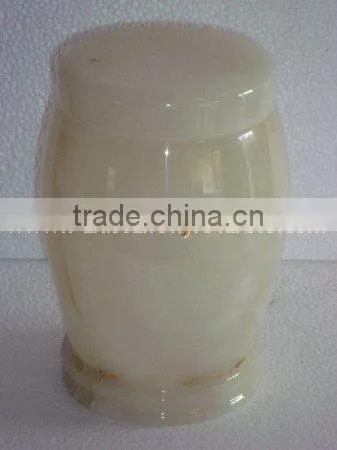 WHOLSALE 2017 NATURAL 2017 New Items WHITE ONYX URNS photo-6