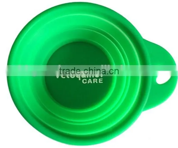 Wholesale Factory Pet's Gift Pure Silicone Dog Bowl With Custom Logo photo-2