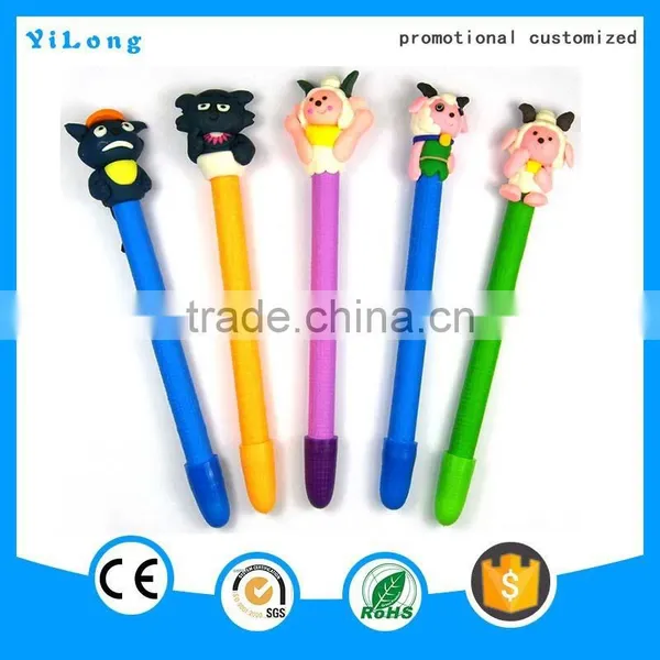 High Quality Animal Head Pen Polymer Clay Pen Animation Pen photo-2