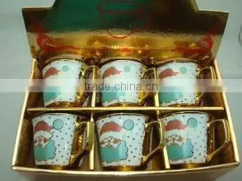 Clearance Sale Golden Arab Style Porcelain Tea Set photo-3