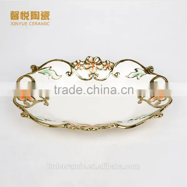 Wholesale Hotel Used Dinnerware Porcelain Plates Chinese Serving Dishes photo-2