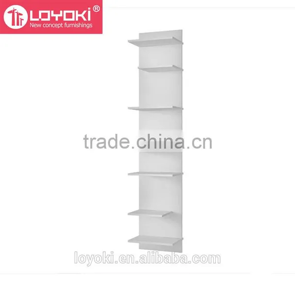 Original Wood Ladder Shelf Captivating Floating 8 Tier Shelves Wall Mounted Shelf Wholesale photo-2