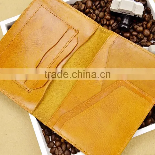 Leather Business Card Holder ,fancy Passport Holder Soft Good Leather photo-2