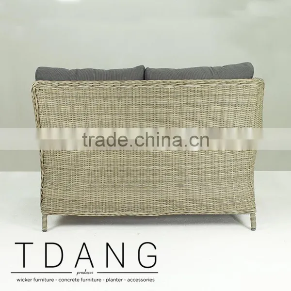Hanna Wicker Sofa Right Hand- Modern Outdoor Wicker Furniture - Rattan Corner Sofa Sets photo-3