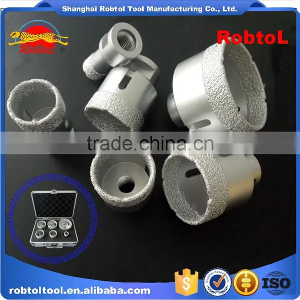 M14 Vacuum Brazed Diamond Core Drill Bits Set Kit Dry Wet Grinder Hole Saw Boring Granite Marble Ceramic Tile Porcelain Stone photo-6