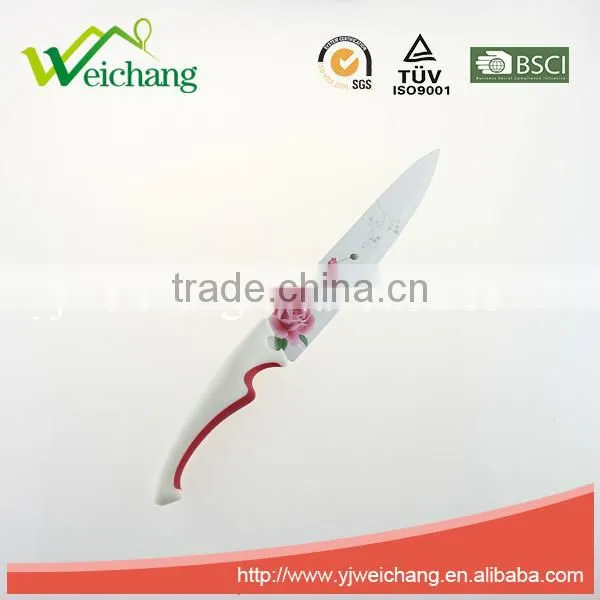 WCE569 5 Pcs Set Kitchen Knives Artwork Painting Blade PP With TPR Handle , Hot Sale, Wholesale photo-4