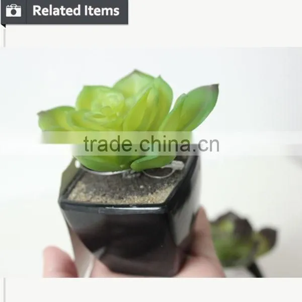 Wholesale Potted Succulent Wedding Decor Mini Succulent Artificial Lavender photo-4