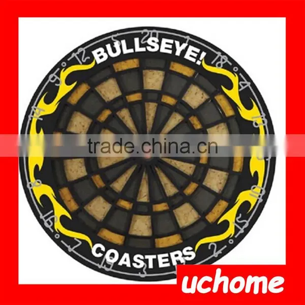 UCHOME 2017 New Silicone Coasters Dart Board Drink Coasters Beverage Cup Mats photo-2