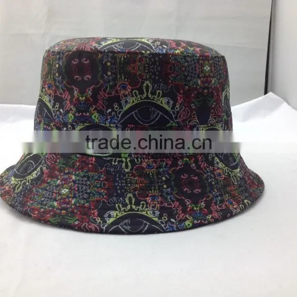 Cheap Cool Custom Printed Mens Floral Bucket Hats and Caps photo-2