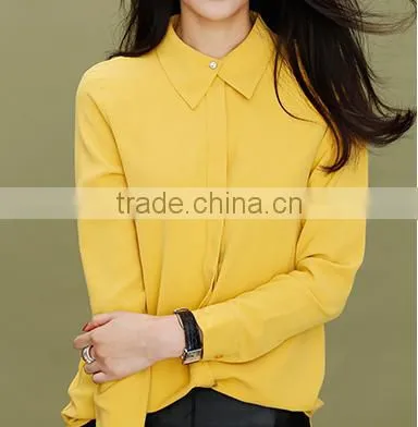 Femal Chiffon Blouse Modern Chiffon Blouse Blouse Chiffon Long Sleeves